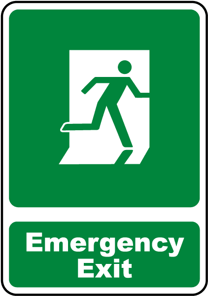 emergency construction signs