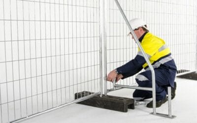 How to Correctly and Safely Install Temporary Fencing