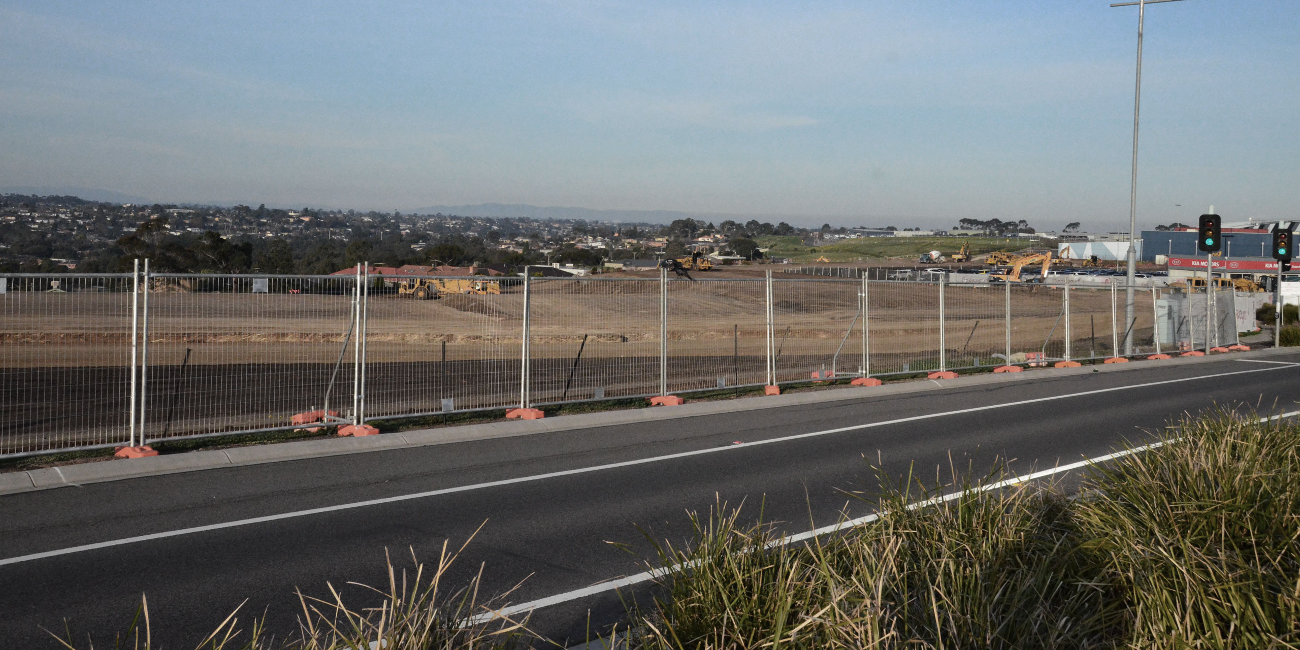 Temporary Fencing street