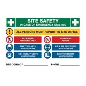 Safety Sign (Site Safety).